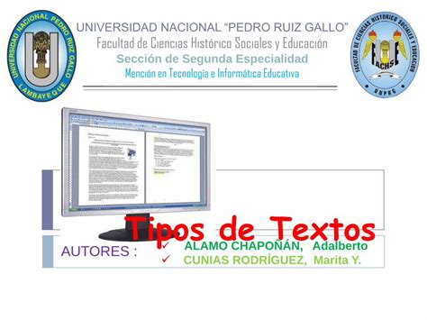 PDF TIPOS DE TEXTOS DOKUMEN TIPS