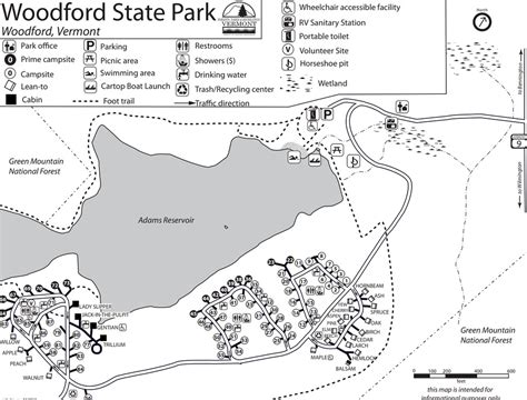 Vermont State Park Maps Dwhike