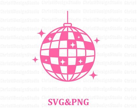 Disco Ball Svg Lets Go Girls Svg Disco Cowgirl Svg Disco