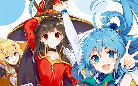 Konosuba Aqua Desktop Wallpapers Wallpaper Cave