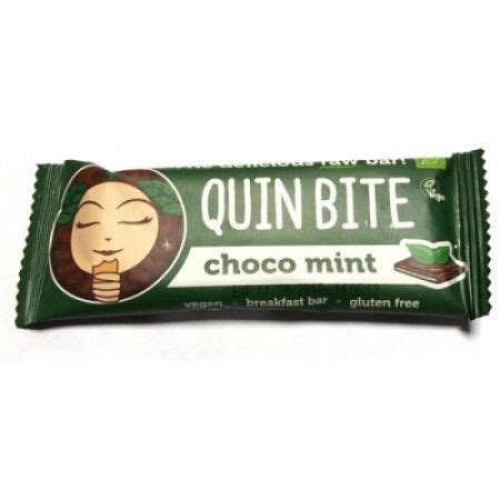 Baton Cu Ciocolata Si Menta Raw 30g Quin Bite Bebe Tei