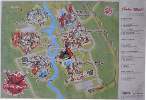 Framed my Nuka-World Park Map and Nuka Cola Print (plus high resolution