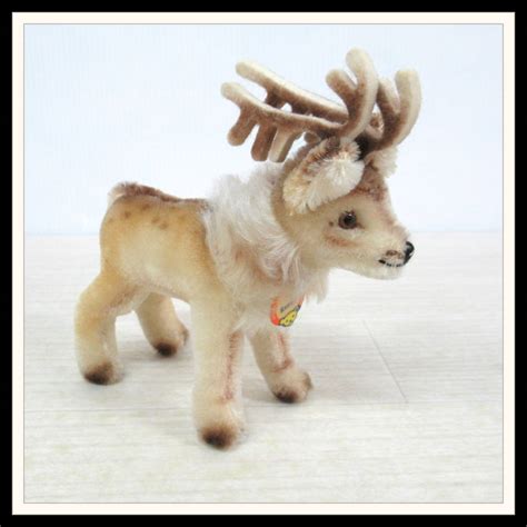 【やや傷や汚れあり】 シュタイフ★renny Reindeer 14cm★トナカイのレニー★アンティーク ビンテージ★steiff★ オール