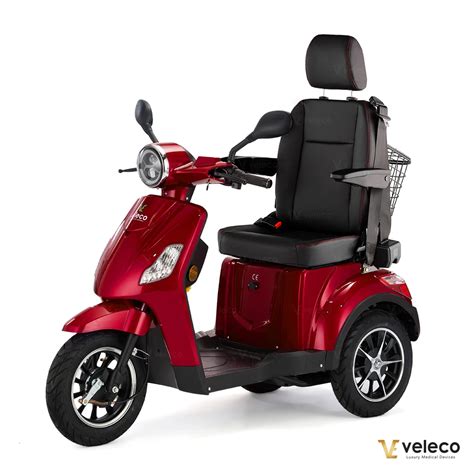 Veleco Draco Trike Mobility Scooter W Adjustable Captain Seat