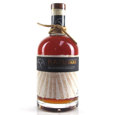 Ratu 5 Year Old Fiji Dark Premium Rum Whisky Auctioneer