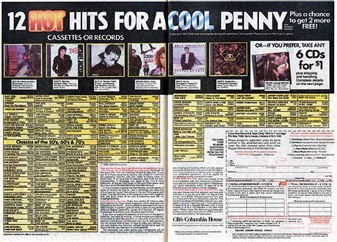 Columbia Housebmg 10 Cds For A Penny” Rnostalgia