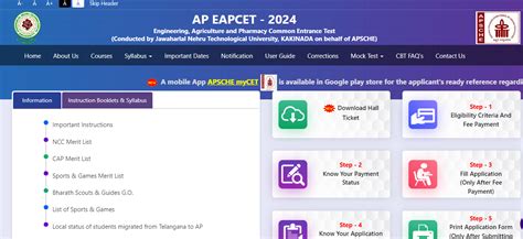 Ap Eamcet Hall Ticket Out Updates Admit Card Link At Cets