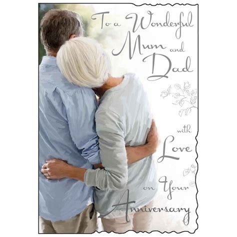 Wonderful Mum And Dad With Love On Your Anniversary Card Karenza Paperie