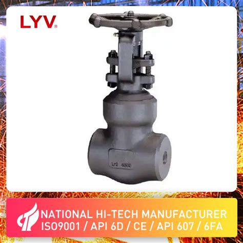 Api 602 Forged Steel Small Size High Pressure Gate Valve From Manufacturer Forged A105n Gate