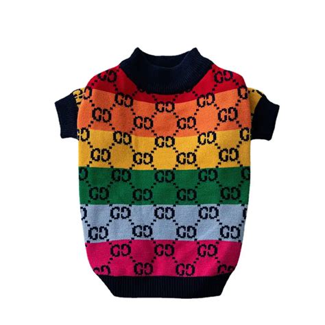 Designer Gucci Dog Sweater Luxury Sweater For Dogs