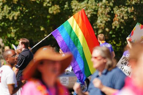 Desfile De Orgullo Gay Foto De Archivo Editorial Imagen De Lesbiana