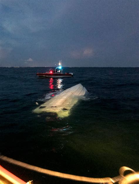 Dvids Images Coast Guard Rescues 2 Boaters After Vessel Capsizes Near Longboat Key Fla