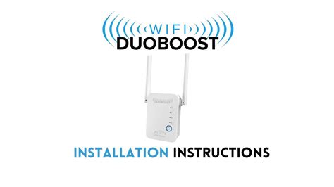 Wifi Duoboost Installation Guide English Official Youtube