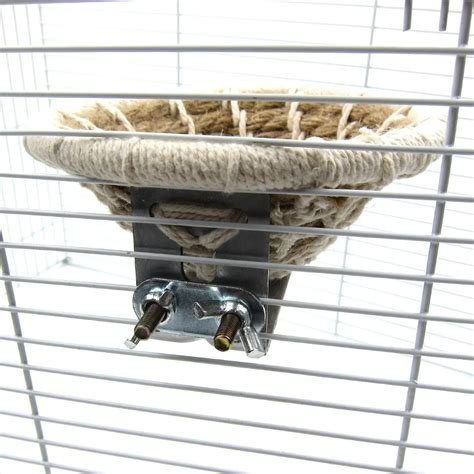 Handmade Flax Rope Weave Bird Breeding Nest And Small Parrot Cage Hatching House Hut Nesting Box