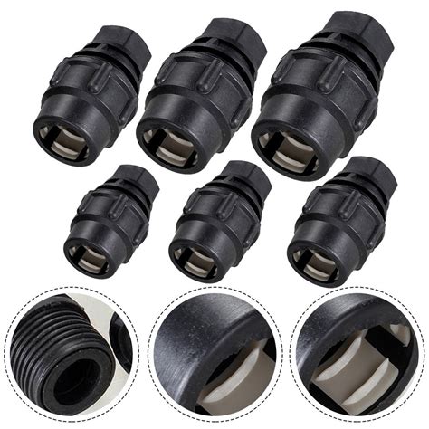 Pp Fitting Screw Pe Pipe Drinking Water Clamp Connector 20 25 32 40 50