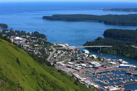 HD wallpaper: kodiak, alaska, scenic, harbor, ocean, sea, town, water ...