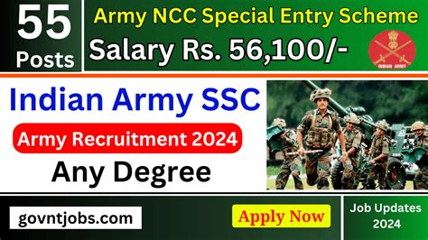 Indian Army Ssc Recruitment Apply Online For Short Service