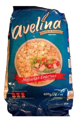 Avena Avelina Hojuelas Enteras 400g X12 Oficinatuya MercadoLibre