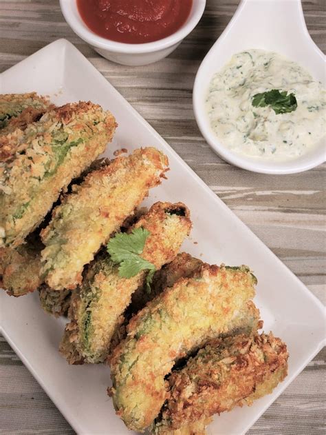 Creamy Crispy Air Fryer Avocado Fries This Old Gal