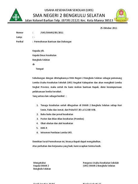 Cek Contoh Mou Sekolah Dengan Puskesmas Terbaik Buat Contoh Surat 2021