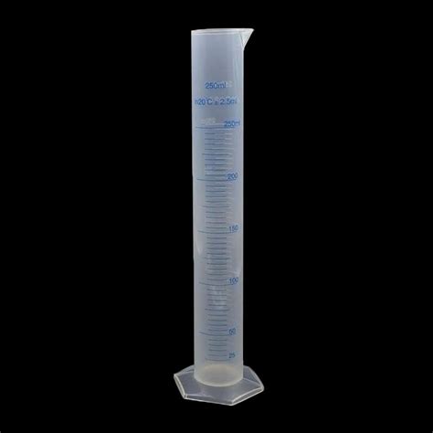 10ml 500ml Plastic Measuring Cylinder Graduated Cylinders Lab Supplies