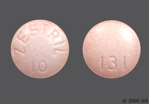 Zestril Images Pill Identification Size Shape And Color Buzzrx