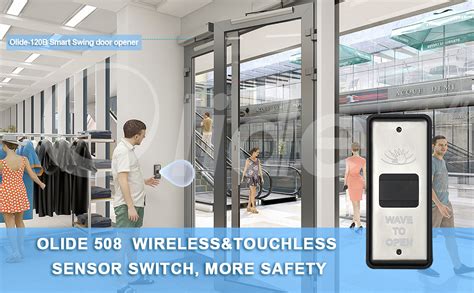 Olideauto Olide 120b Automatic Door Opener Touchless Openpair With 2pcs Wireless Slim Touchless