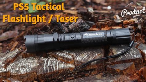 Ps Military Tactical Stun Gun Flashlight Combo Review Youtube