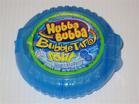 Hubba Bubba Bubble Tape Sour Blue Raspberry 2oz Pack Or 12ct Box