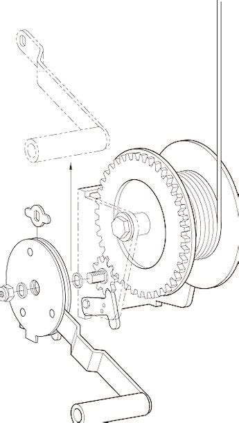 Pulley Sketch at PaintingValley.com | Explore collection of Pulley Sketch