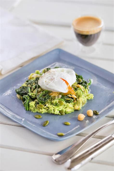 Avocado And Chickpea Smash W Poached Egg Recipe Emma S Nutrition