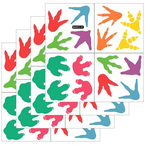 Buy Ifundom Dinosaur Footprint Decals Stickers Dinosaur Tracks Decals