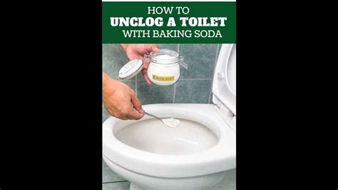 Baking Soda For Clogged Toilet Cleaning Youtube