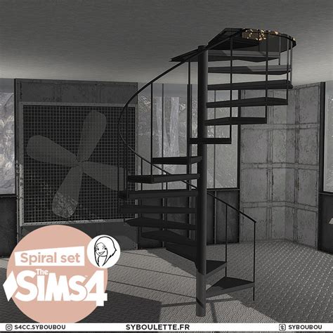 Syboulette S4CC — Spiral staircases set