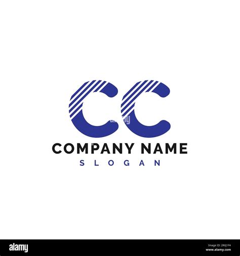 Cc Letter Dise O De Logo Logotipo De La Carta Cc Ilustraci N Vectorial