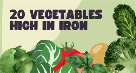 Vegetables High In Iron Tastylicious