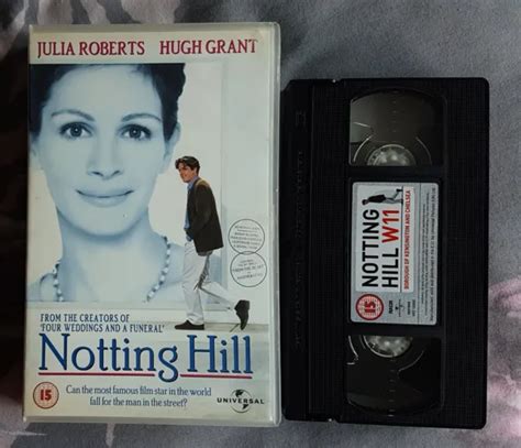 Grande Bo Te Notting Hill Vhs Julia Roberts Hugh Grant Rhys