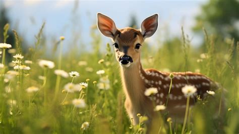 Premium AI Image | Fallow deer baby animal