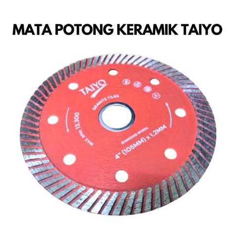 Jual Mata Pisau Potong Keramik Granite Turbo Diamond Wheel Inch