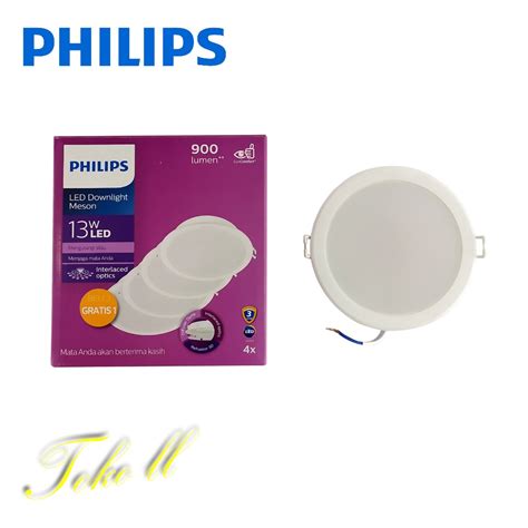 Jual Downlight Led Philips Meson Watt Multipack Paket Gratis