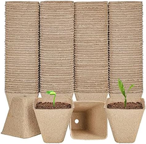 Amazon Dsuwazu Pcs Peat Pots For Seedlings Inch Seed