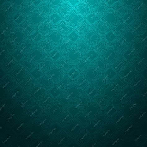 Premium Vector | Cyan geometric seamless pattern