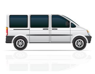 Dacia Dokker Passenger Van Royalty Free Vector Image