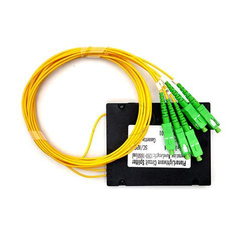 1X4 SC APC Fiber PLC Splitter ABS Cassette Type Alte Optic