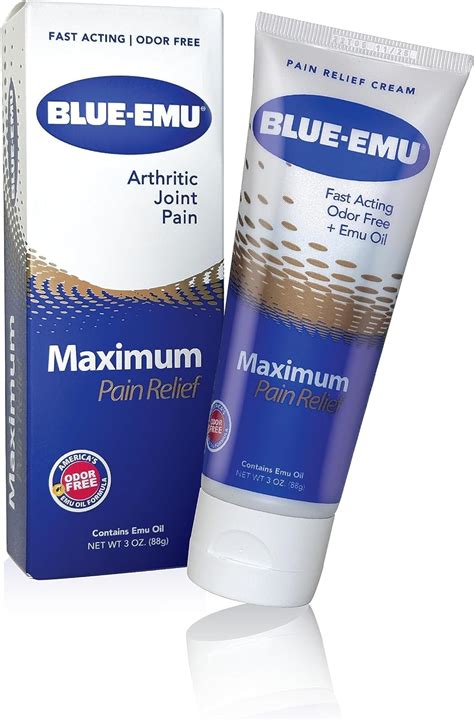 Amazon Blue Emu Arthritis Maximum Pain Relief Topical Cream For