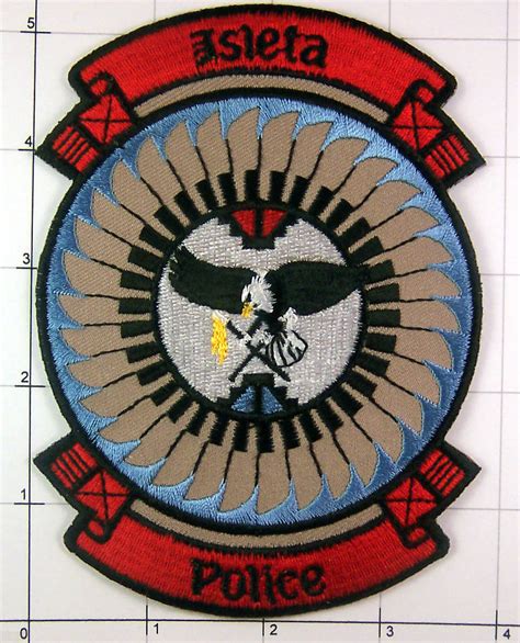 New Mexico Isleta Pueblo Tribal Police Eagle Law Enforcement Patch