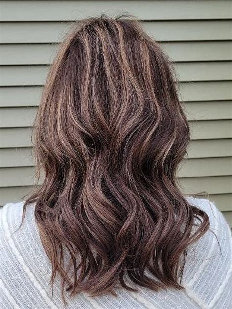 Pretty Coffee Latte With Blonde Highlights Human Hair Lace Wig WIG