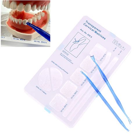 277Pcs Set Dental Transparent Cervical Matrices Composite Gingival