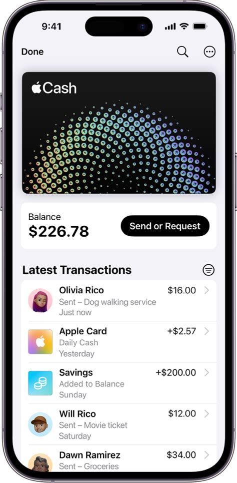 Set Up And Use Apple Cash In Wallet On Iphone Apple Support