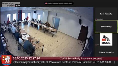 Xlviii Sesja Rady Powiatu Transmisjaobrad Info